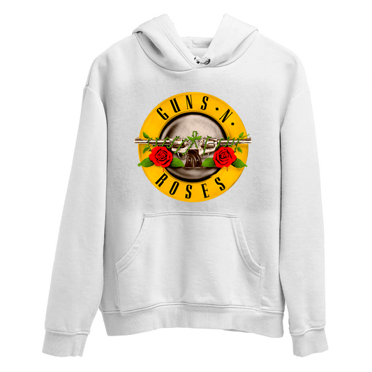 Moletom Canguru Roses Banda Logo Vintage