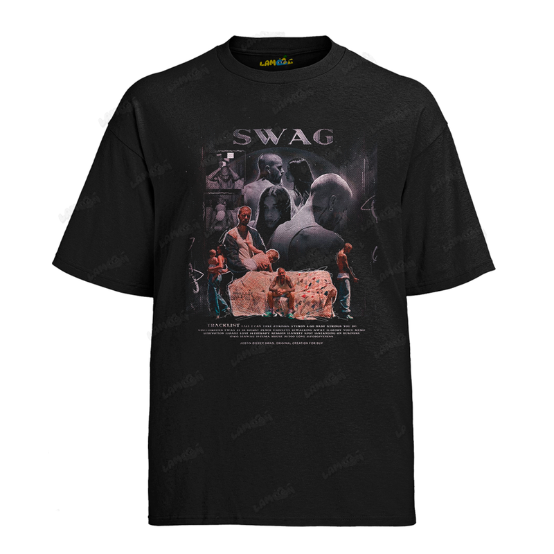 Camiseta Algodão Justin Bieber Swag Capa