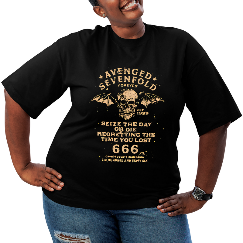 Camiseta Plus Size Avenged Seven Fold 666