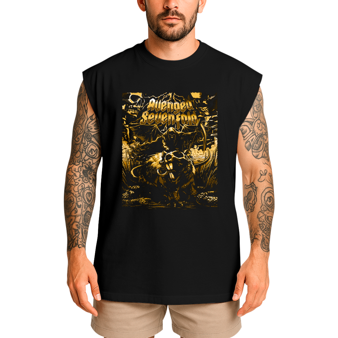 Regata Oversized Avenged Seven Fold Cavaleiro FC