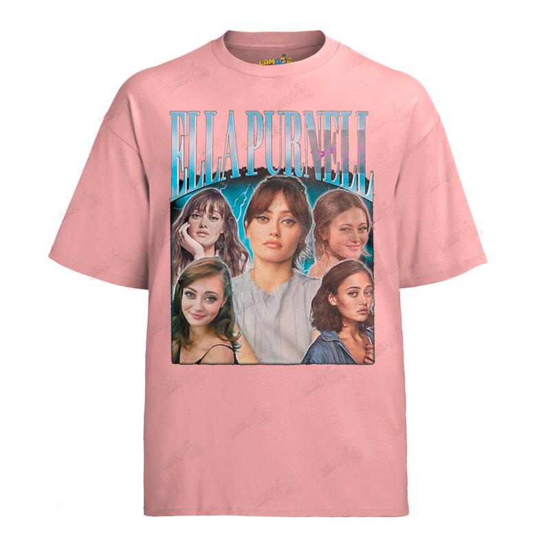 Camiseta Algodão Ella Purnell Atriz 2