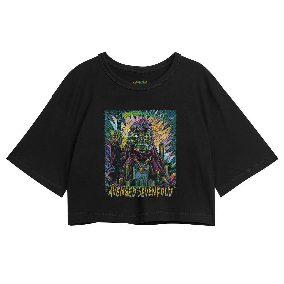 Cropped Oversized Avenged Seven Fold Portal