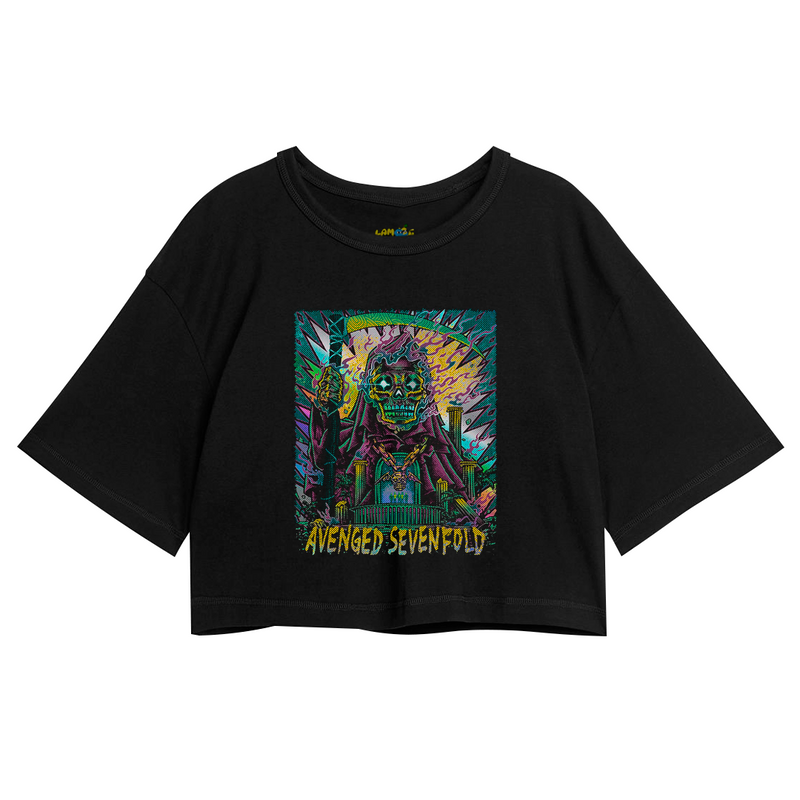 Cropped Oversized Avenged Seven Fold Portal