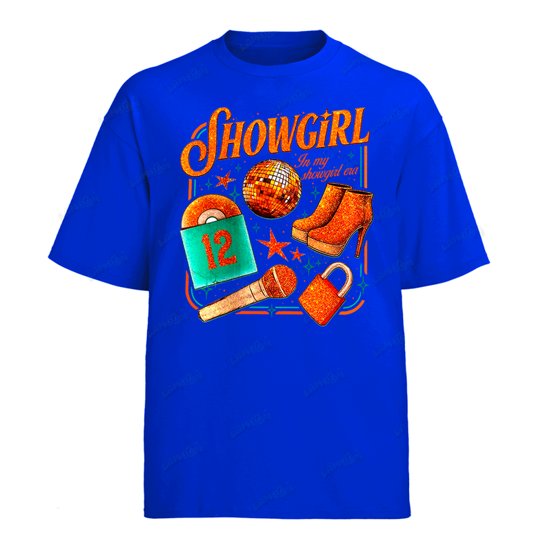 Camiseta Algodão Taylor Swift Showgirl 12