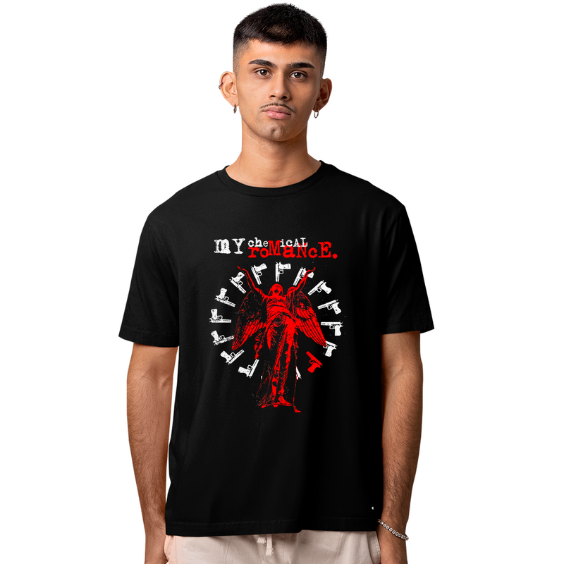 Camiseta Algodão My Chemical Romance Angel