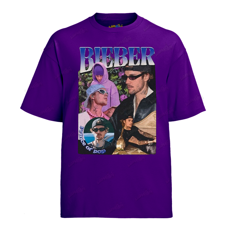 Camiseta Algodão Justin Bieber Prince Of Pop