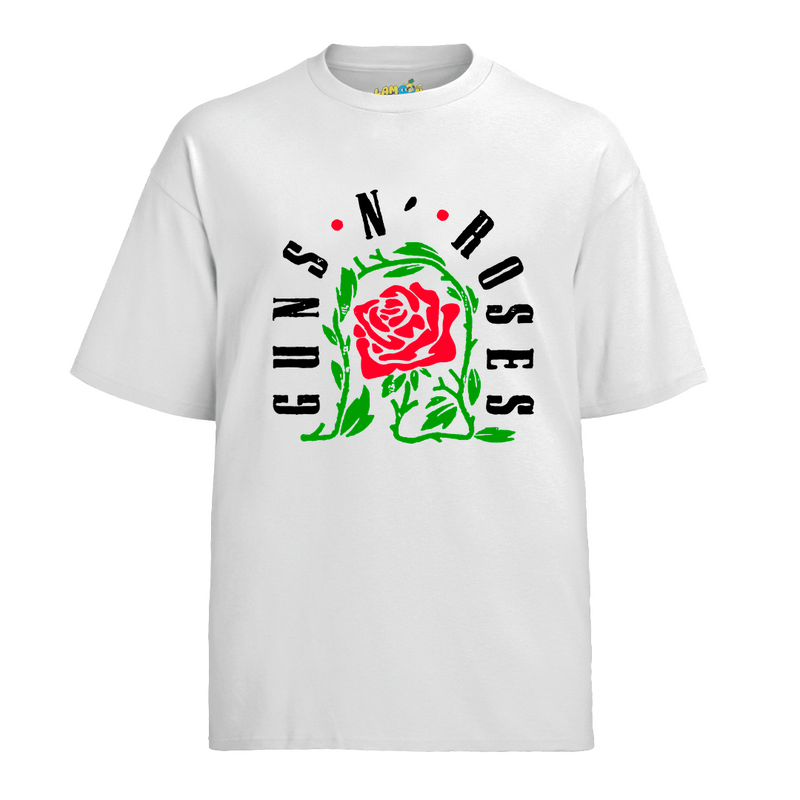 Camiseta Algodão Roses Banda Flor