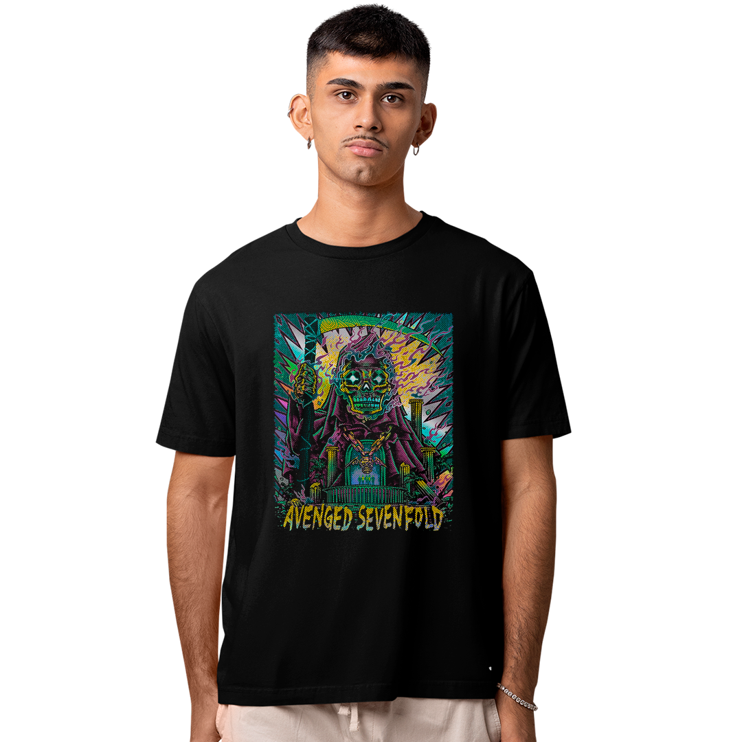 Camiseta Algodão Avenged Seven Fold Portal