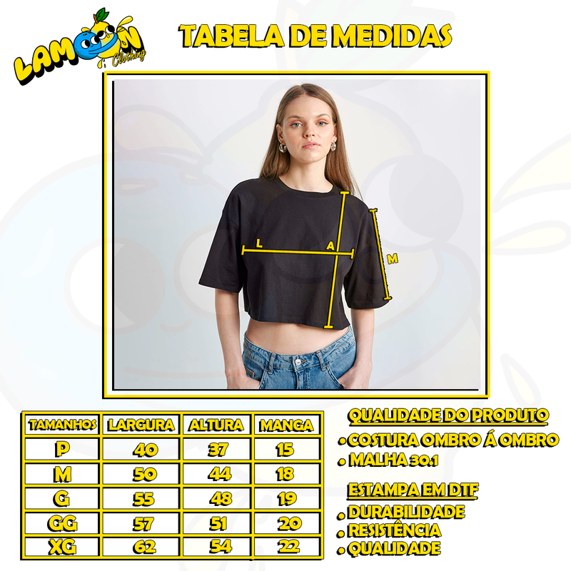 Cropped Oversized Algodão Taylor Swift In My Showgirl