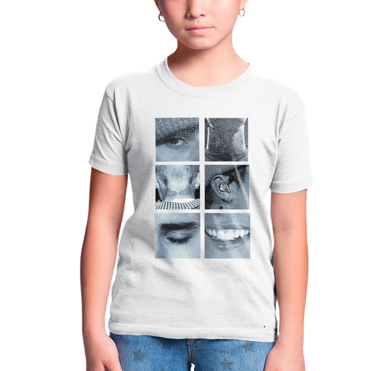 Camiseta Infantil Algodão Justin Bieber 1994 PB