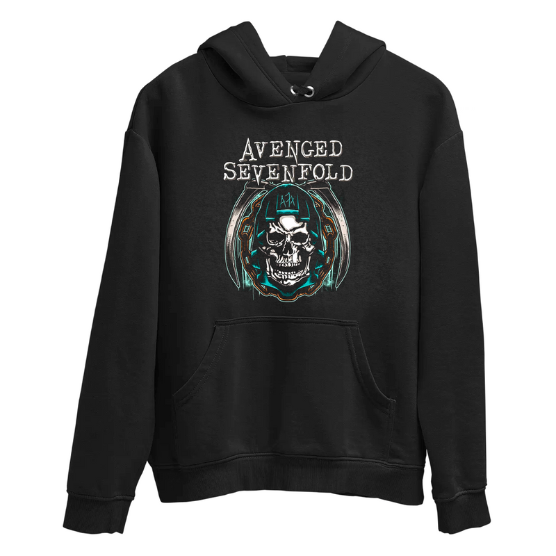 Moletom Canguru Avenged Seven Fold Caveira A7X