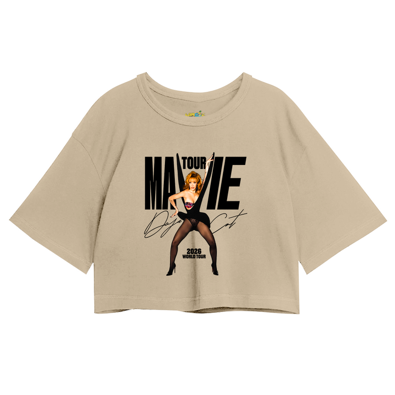 Cropped Oversized Doja Cat Worl Tour 2026