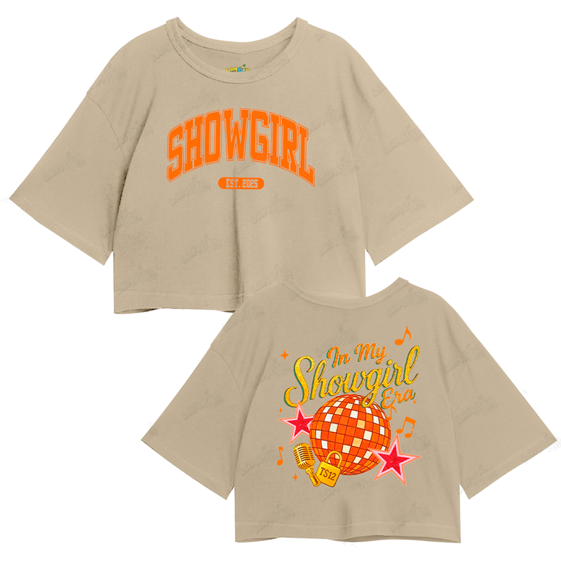 Cropped Oversized Algodão Taylor Swift My Showgirl Era FC