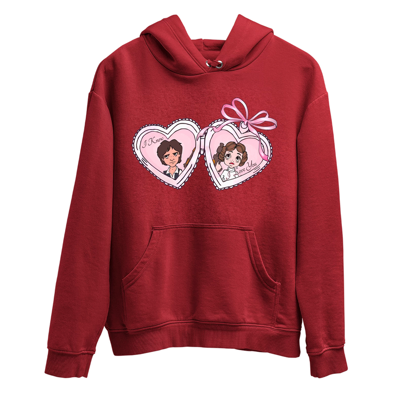 Moletom Canguru Casal Star Princesa Leia e Han Solo