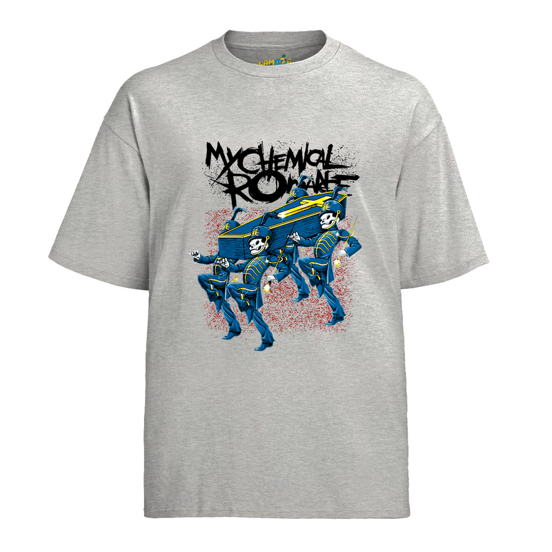 Camiseta Algodão My Chemical Romance Caveiras