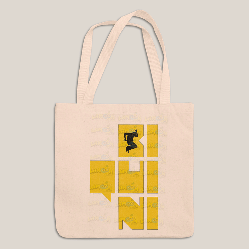 Sacola Ecobag Bolsa 38X40 Algodão- Biquini Cavadão Amarelo