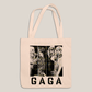 Sacola Ecobag Bolsa 38X40 Algodão- Lady Gaga Black White