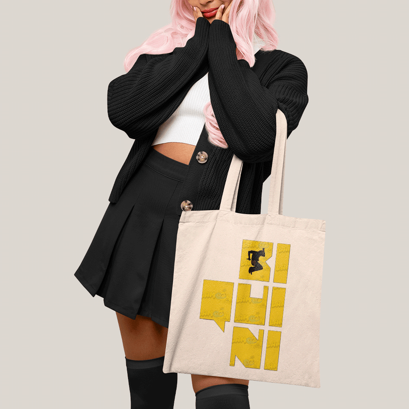 Sacola Ecobag Bolsa 38X40 Algodão- Biquini Cavadão Amarelo