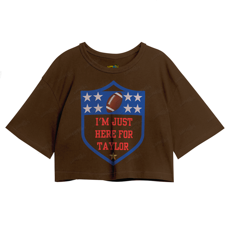 Cropped Oversized Taylor Swift I´m Just Here For Taylor