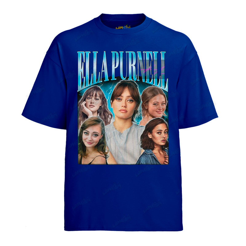 Camiseta Algodão Ella Purnell Atriz 2
