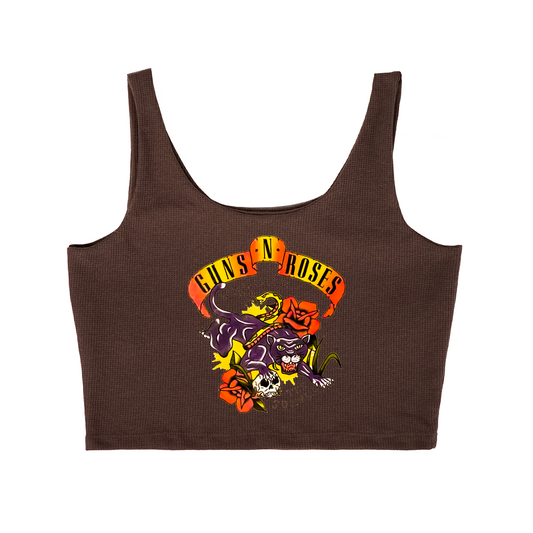 Cropped Cavado Roses Banda Welcome To The Jungle