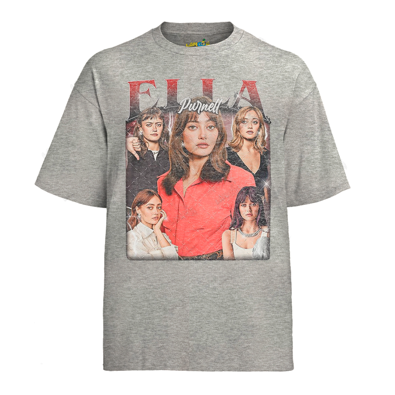 Camiseta Algodão Ella Purnell Atriz 3