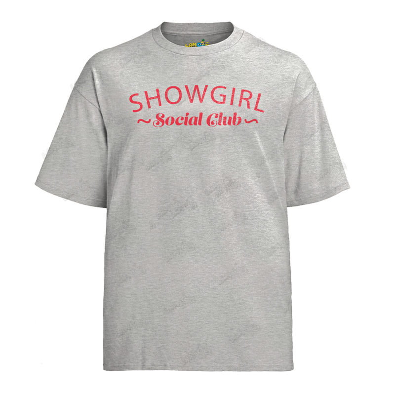 Camiseta Algodão Taylor Swift Showgirl Social Club