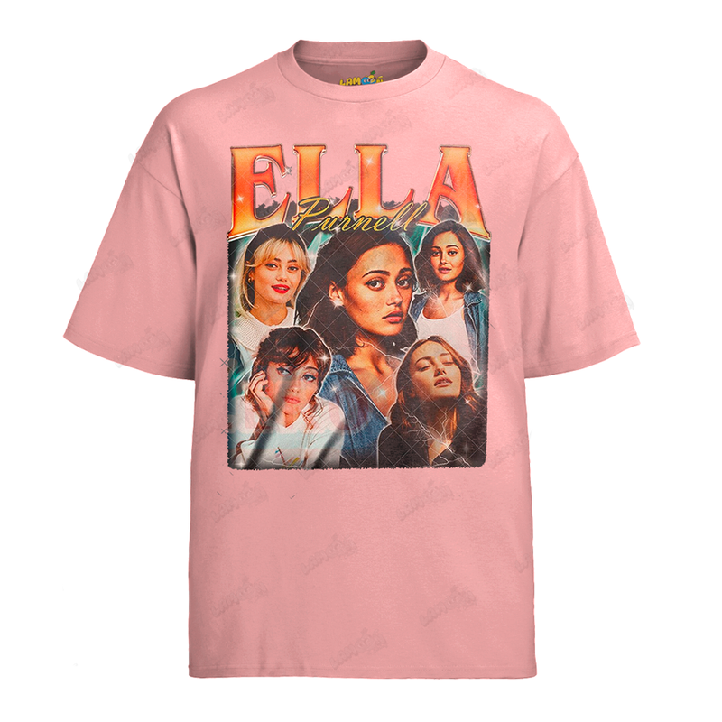 Camiseta Algodão Ella Purnell Atriz