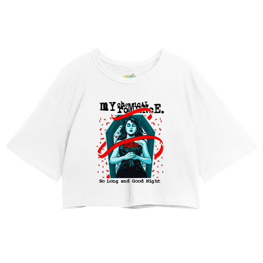 Cropped Oversized My Chemical Romance So Long And Good Night