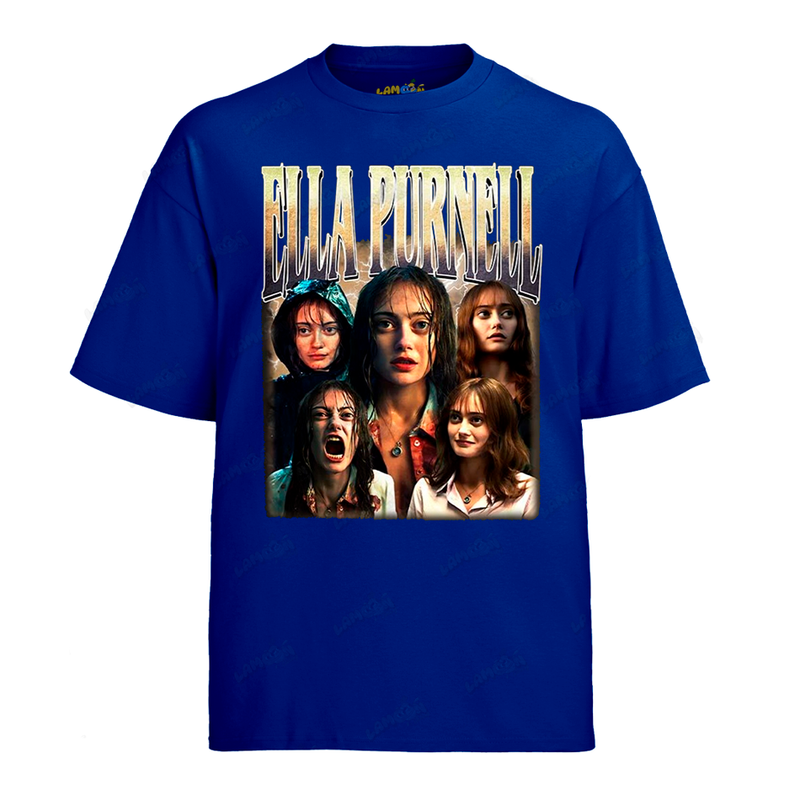 Camiseta Algodão Ella Purnell Atriz 1