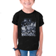 Camiseta Infantil Algodão Justin Bieber Swag Black White