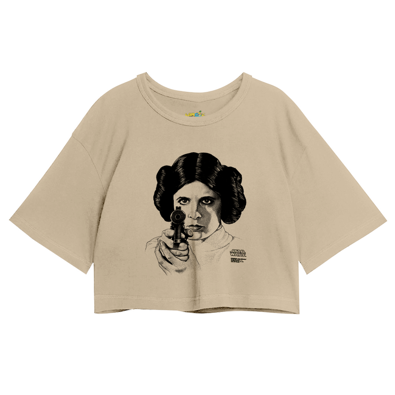 Cropped Oversized Princesa Leia Star Gun