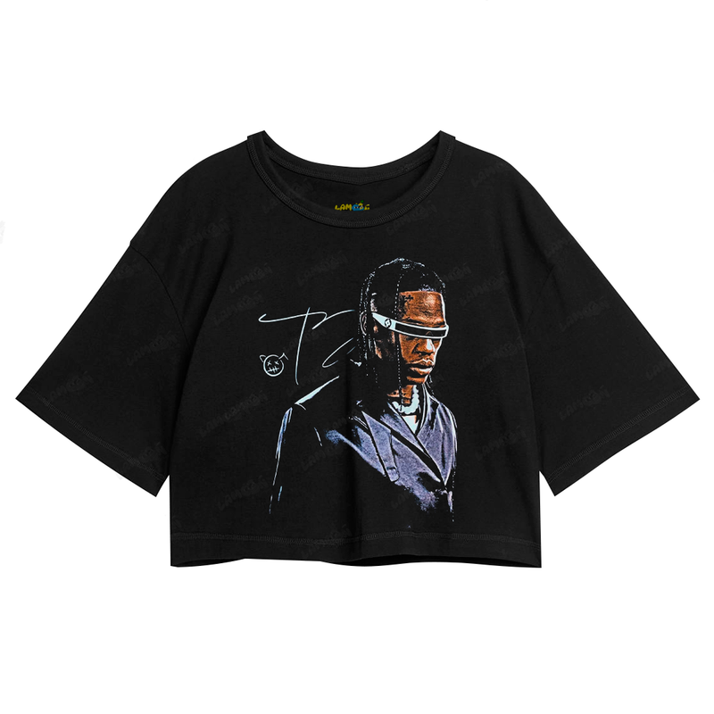 Cropped Oversized Algodão Travis Scott Ciclope