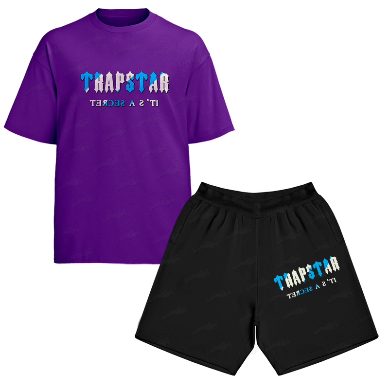 Kit Camiseta e Bermuda Tactel Trapstar