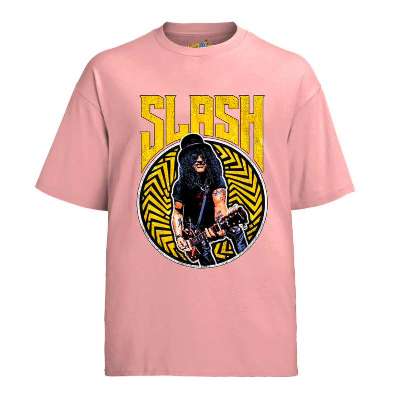 Camiseta Algodão Roses Banda Slash Vintage