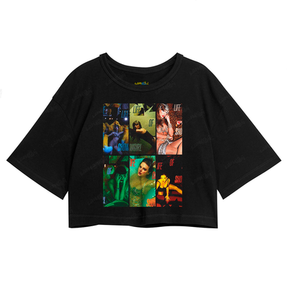 Cropped Oversized Algodão Taylor Swift Life of Showgirl