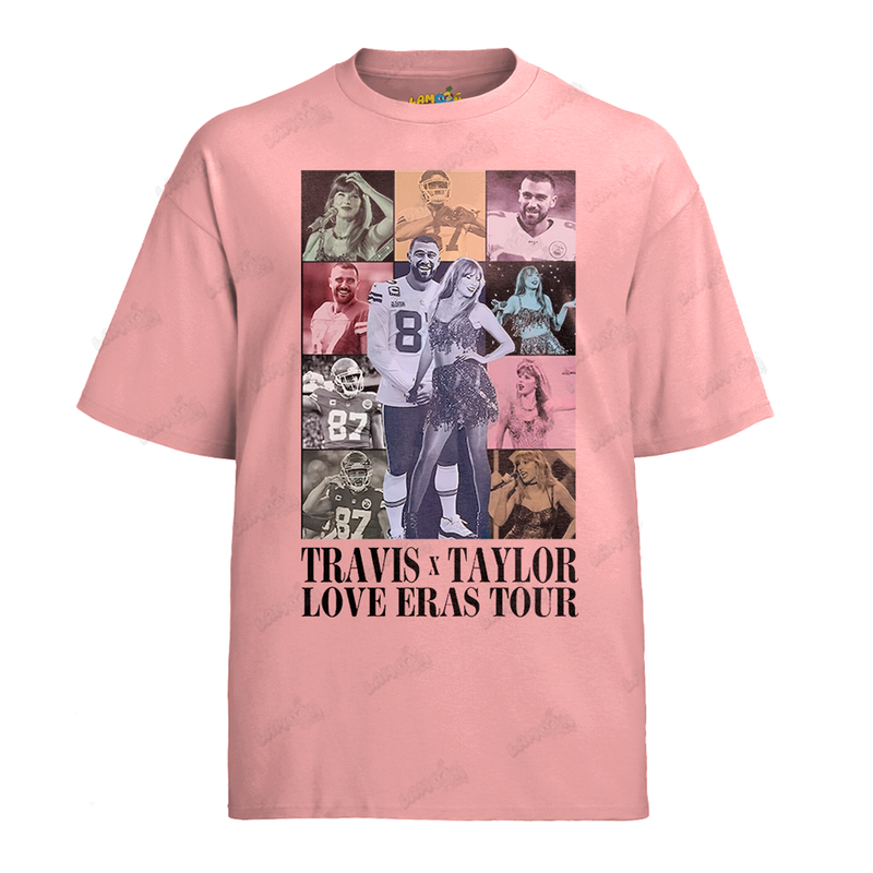 Camiseta Algodão Travis x Taylor Love Eras Tour