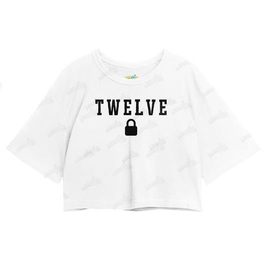 Cropped Oversized Algodão Taylor Swift Twelve Cadeado