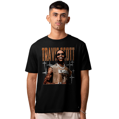 Camiseta Algodão Travis Scott de Regata