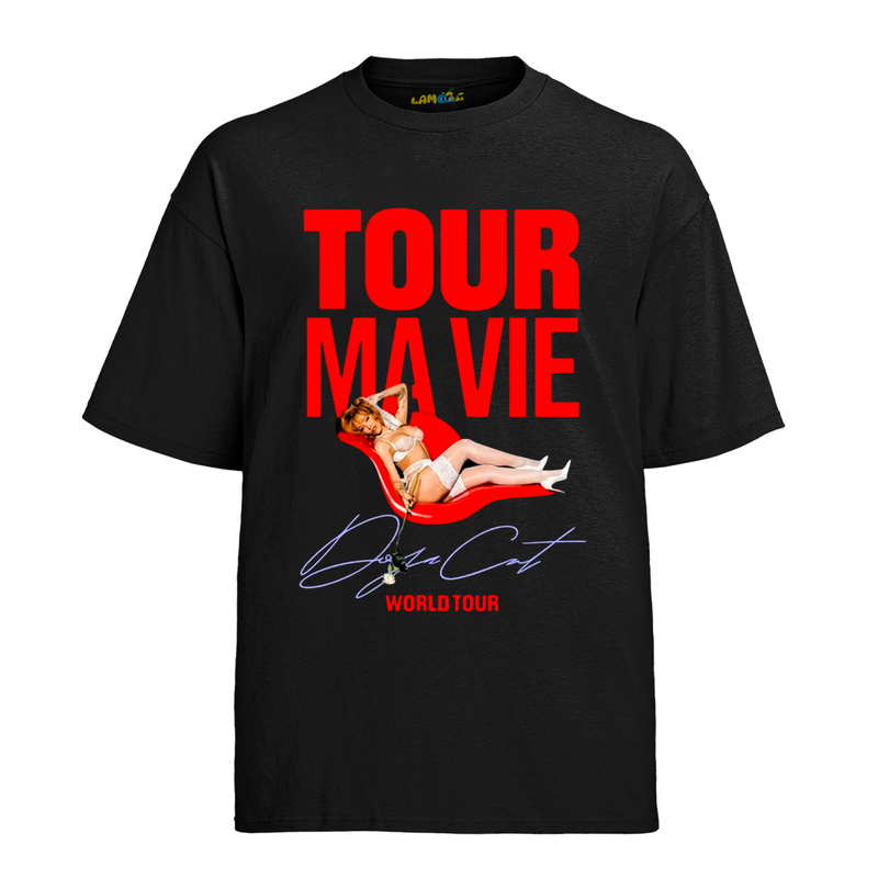 Camiseta Algodão Doja Cat Worl Tour Ma Vie