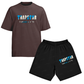 Kit Camiseta e Bermuda Tactel Trapstar