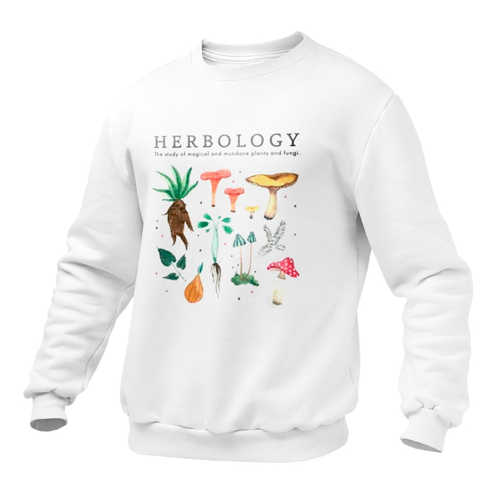 Moletom Gola Redonda Unissex Herbology Herbologia Jardinagem Pottery Feitiço Palntas Harry Bruxo Hogwart