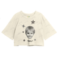 Cropped Oversized Algodão Justin Bieber Ontario Stars