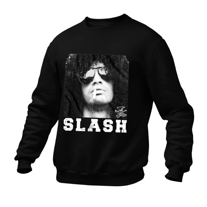 Moletom Gola Redonda Roses Banda Slash Vintage Cigarrete