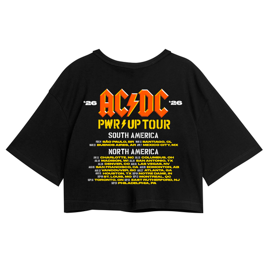 Cropped Oversized AC PWR World Tour 2026 Datas FC