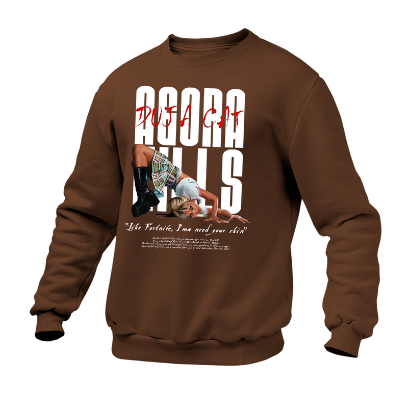 Moletom Gola Redonda Doja Cat Agora Hills