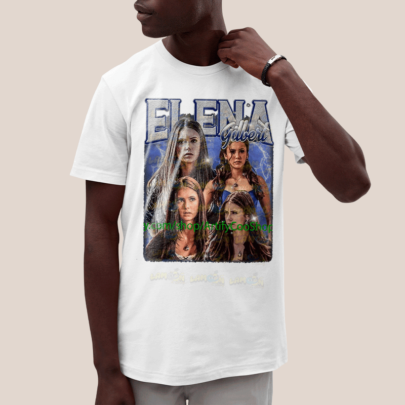 Camiseta Algodão Unissex T shirt- Elena Gilbert Diario de Um Vampiro