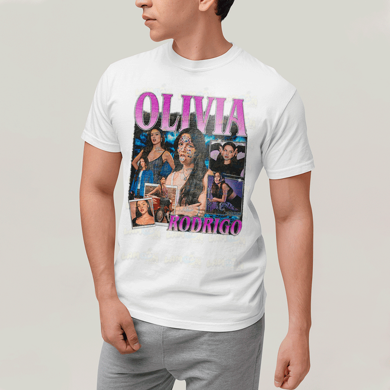 Camiseta Algodão Unissex T shirt Olivia Rodrigo Cantora 1