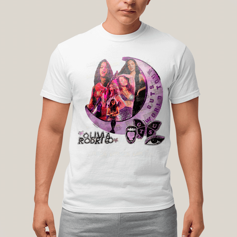 Camiseta Algodão Unissex T shirt Olivia Rodrigo Lua