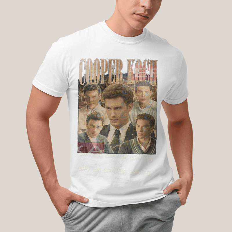 Camiseta Algodão Unissex T shirt- Cooper Koch Ator Amarelo